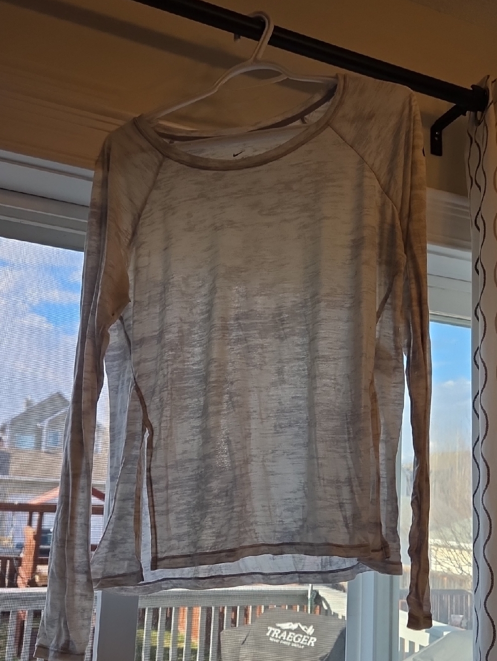 Nike Long Sleeve Tee - White Sheer